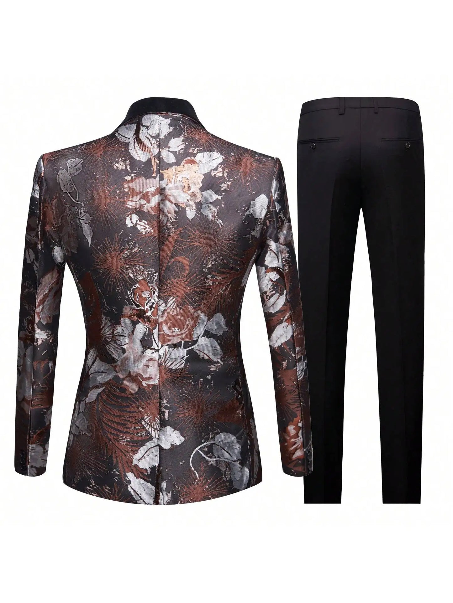 Men’s Suits Slim Fit 3 Piece One Button Tuxedo