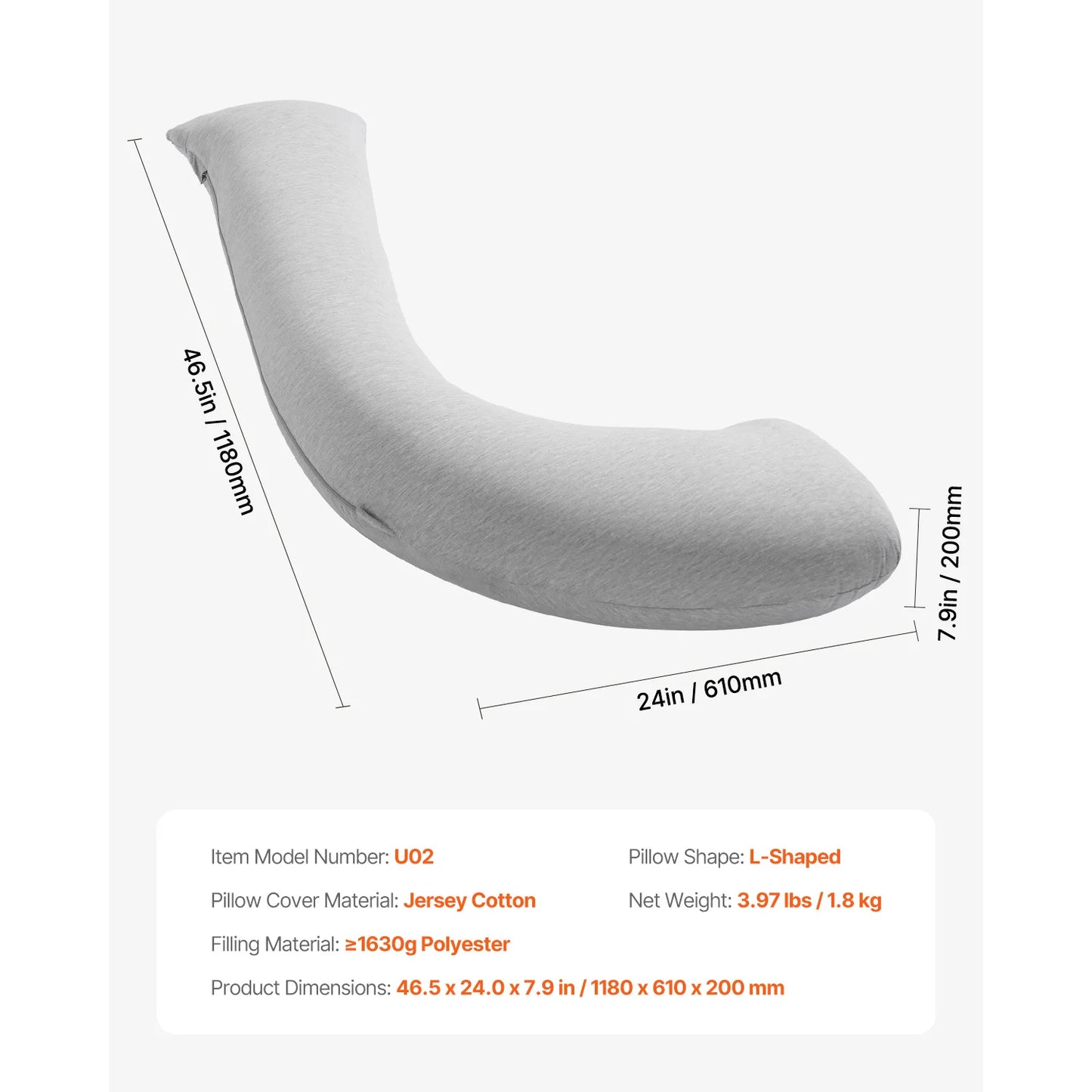 Maternity Pillow for Sleeping Full-Body