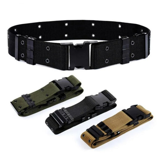 Tactical Pistol Belt Nylon Utility Military Combat Waist Belts