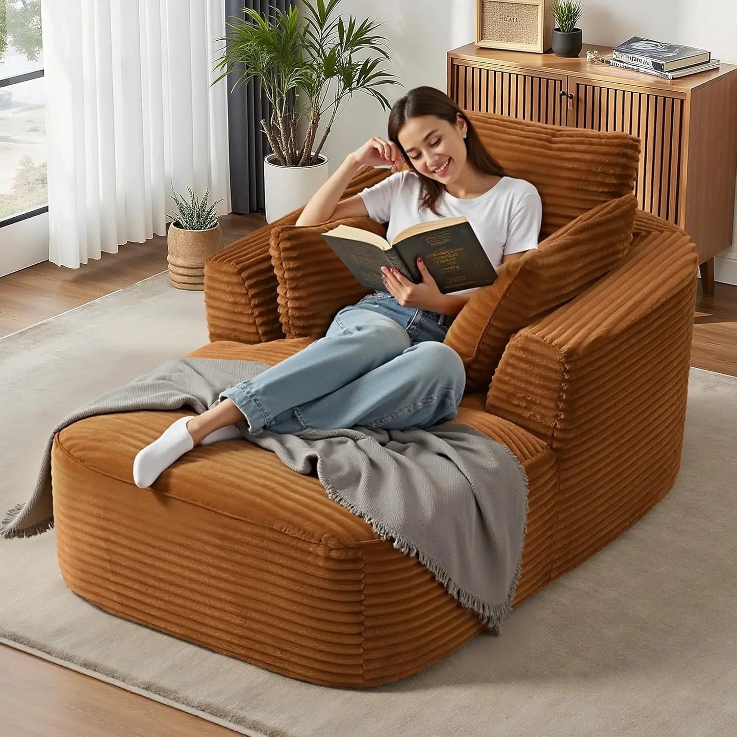 Oversized Chaise Lounge Chair
