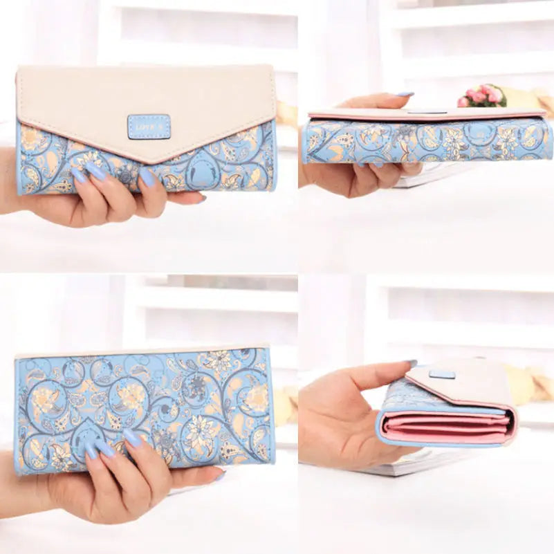 Floral Print Wallet